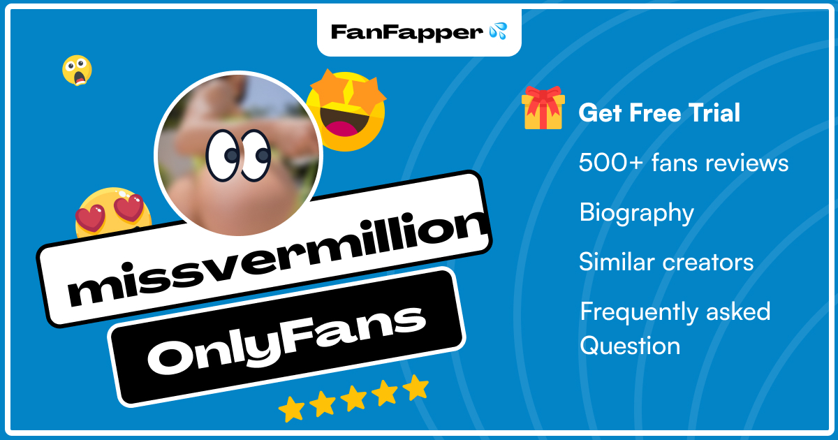 missvermillion OnlyFans - Photos, Free Trial, Reviews - XXX Photos